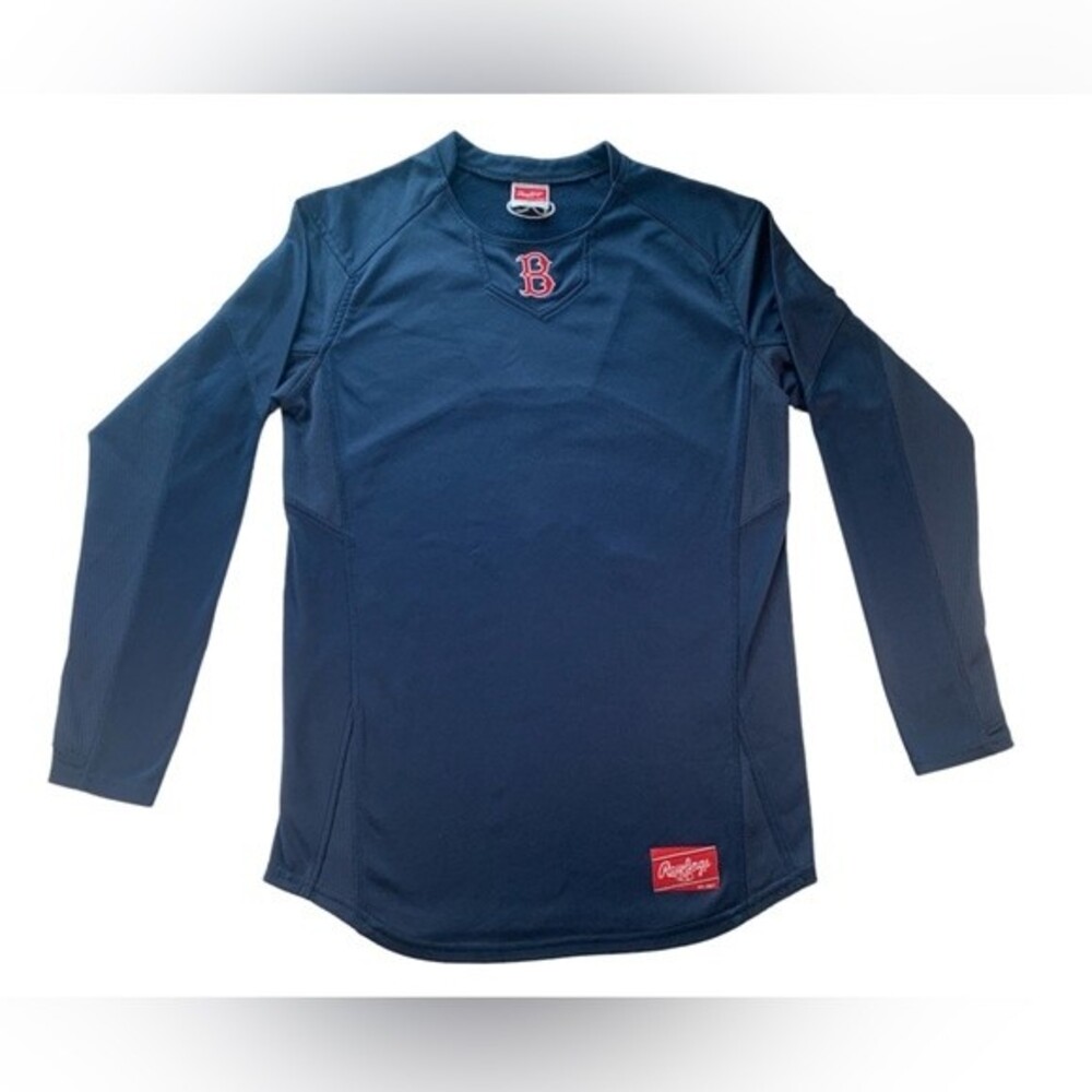 Rawlings Boston Red Sox Shirt Pull Over Jersey Men’s Size Small